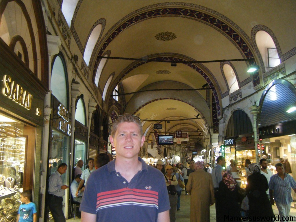 Me at the Grand Bazaar in Istanbul, Turkey.