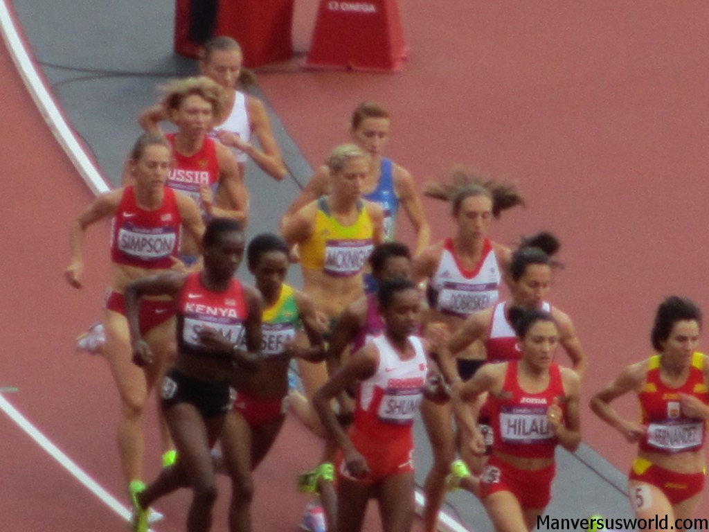 The 1500m women's heats at London 2012 Olympic Games